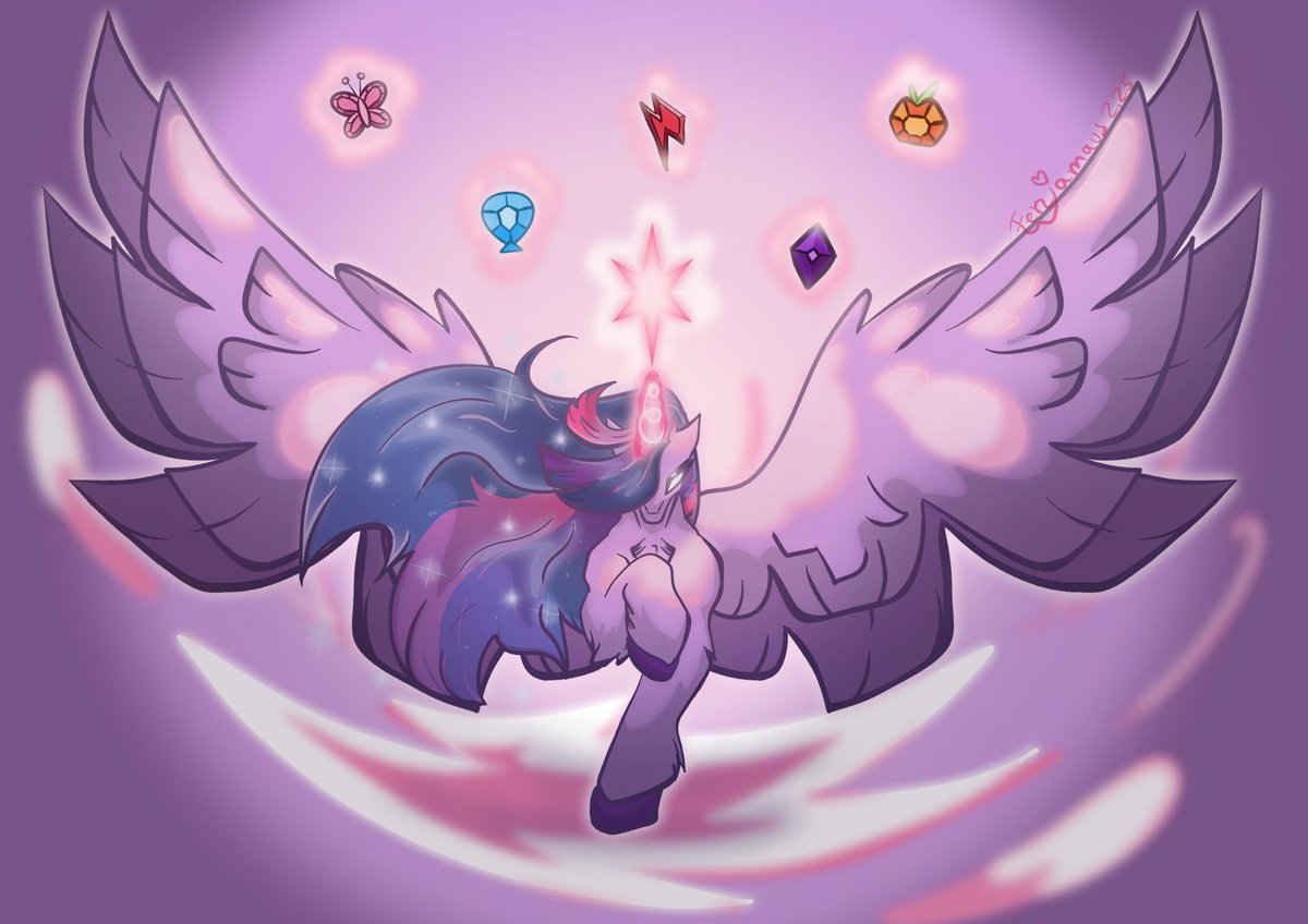 fenja_maus's tweet photo. Princess of Friendship

#digitalart #MLP #mlpfim #mylittlepony #twilightsparkle #elementsofharmony https://t.co/hSHo3g5b13