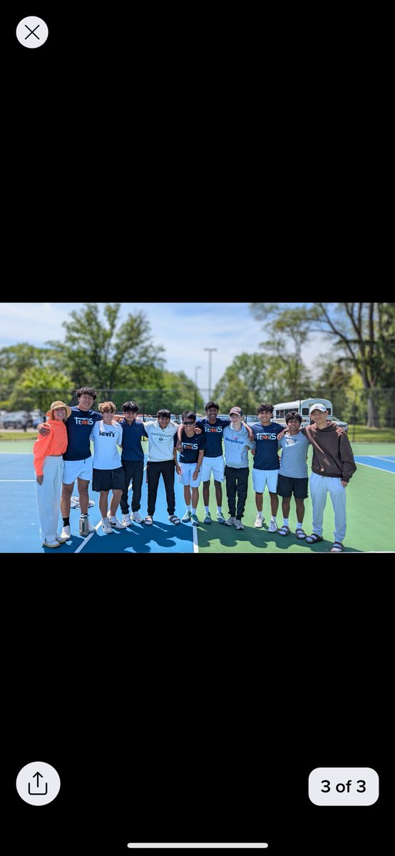 North tennis wins sectional title!

Yanson Lew with a clutch semifinal win, clinching Huskies’ team title with 6-4, 7-6 win. Ritvik Korrapti wins sectional singles title. Doubles team of Aaron Yang and Aarush Bhardwaj join Lew and Korrapti in qualifying for IHSA State Finals.