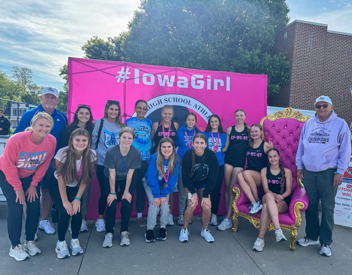 DAY 2 Complete
4x200 Meter Relay - 23rd 1:49.06 (PR)
Payton Trapp 400 Meter Hurdles - 3rd 1:05.03 (PR, SCHOOL RECORD, Podium/medal) 
Wyatt Huisinga Discus- 12th 145-04

Way to go KP-WC-RV!