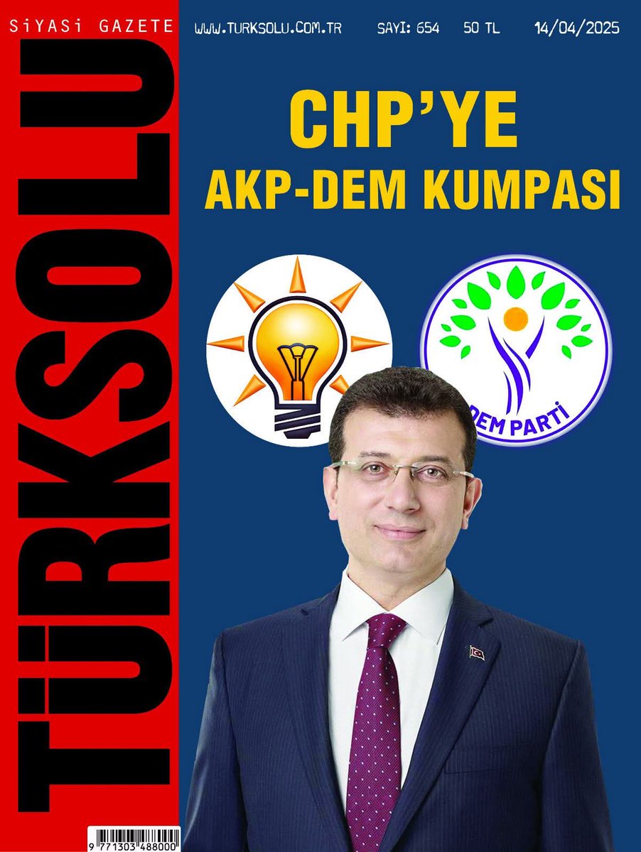 İmamoğlu operasyonu
AKP-DEM ortak operasyonuydu.
Hâlâ anlamayan var mı?