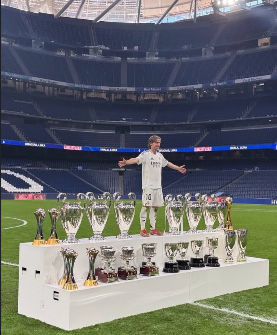 Maior que muito time por aí. Luka Modric
