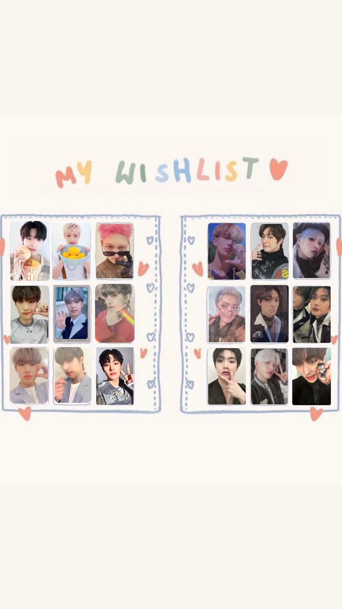 angstandennui's tweet photo. New wishlist just dropped! 

I don’t know what tags people use on here, but please feel free to spread the word if you’re in any collecting circles. 

These are just some of the cards I’m searching for!

#ATEEZ #ATEEZwtb #ATEEZbst #ATEEZISO #ATEEZMingi #ATEEZphotocards https://t.co/tNGD3AGvmi