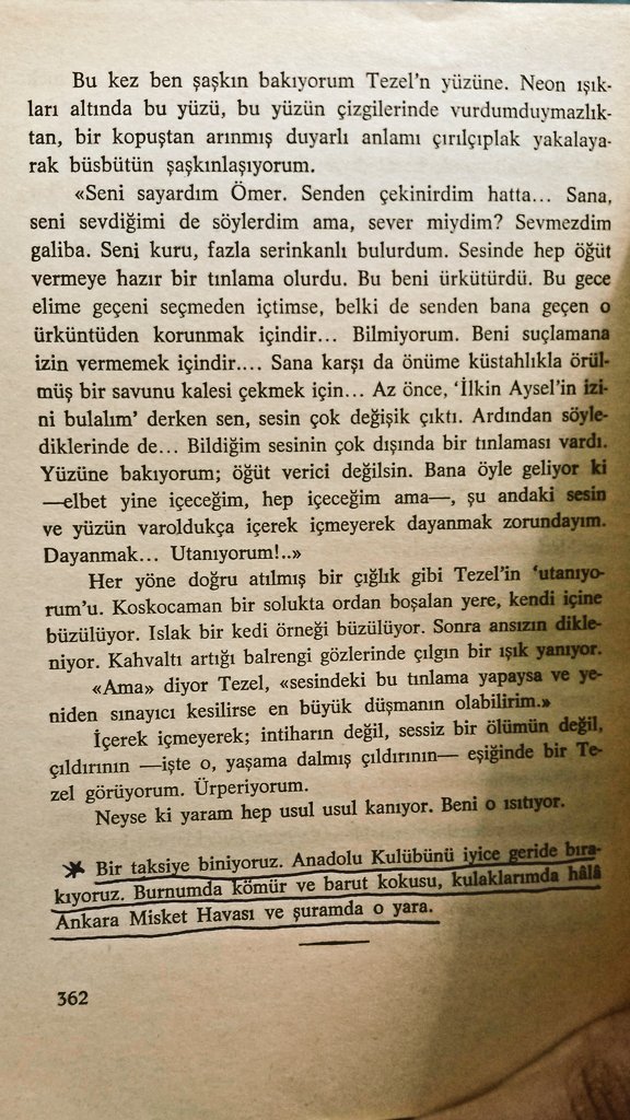 Kitap ilk cümlesinden son cümlesine kadar ahenk içinde. Lezzeti müthiş.
#birdüğüngecesi #adaletağaoğlu