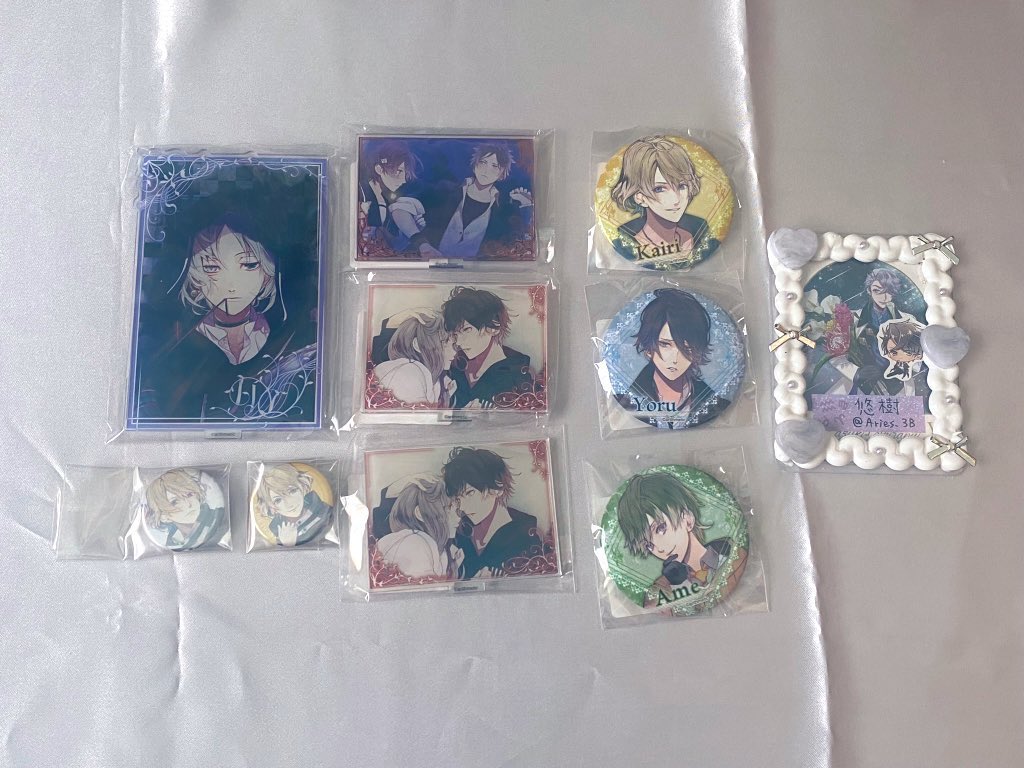 【交換】死神彼氏 リバソン アバソン

【譲】
特典：シュン リッカ
チェキ：アメ
クリカ：ナミ シュン ゼン
異種：DMMスクラッチ、固ツイのもの

【求】
特典：静流1
クリカ：ソラ1

郵送にて＊