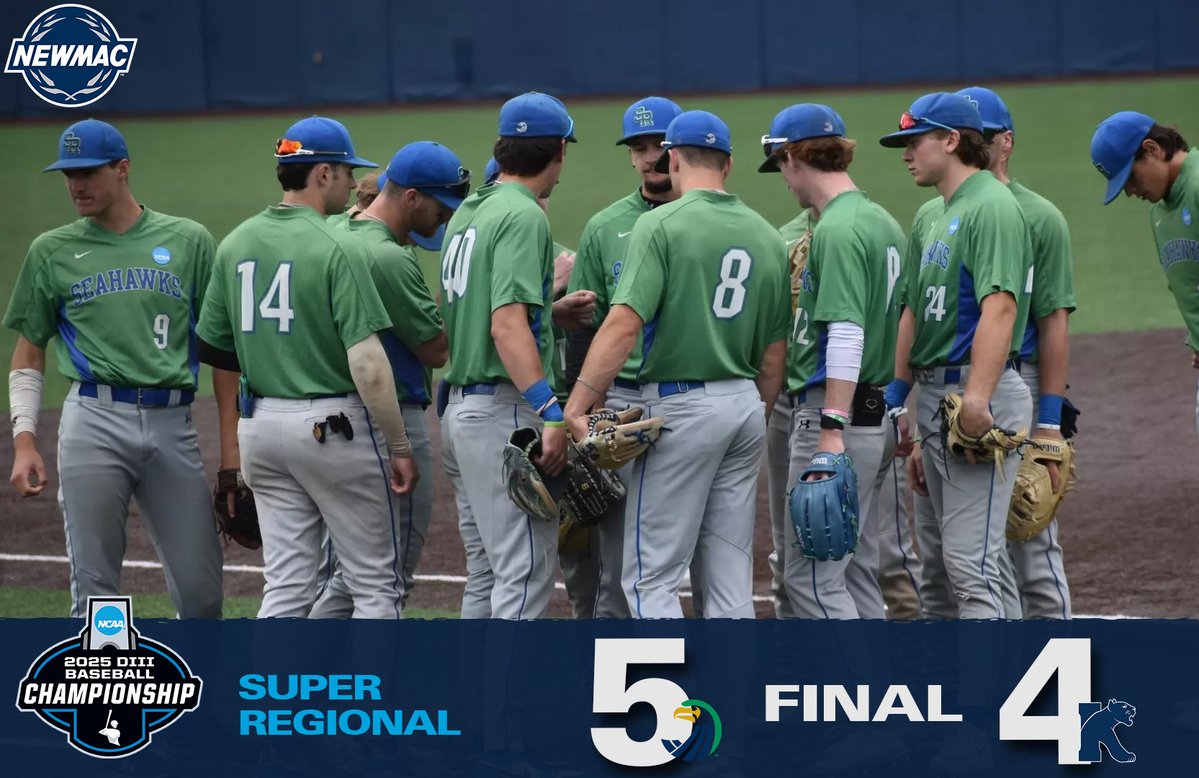 NEWMAC (@newmacsports) on Twitter photo COMEBACK KIDS ⚾
<a href="/SalveAthletics/">Salve Regina Sports</a> scores 3 runs in the bottom of the 9th to beat Kean, 5-4, and force the if-necessary game!
Winner-takes-all game is slated for 3 p.m.
#GoNEWMAC // @WhyD3 COMEBACK KIDS ⚾
<a href="/SalveAthletics/">Salve Regina Sports</a> scores 3 runs in the bottom of the 9th to beat Kean, 5-4, and force the if-necessary game!
Winner-takes-all game is slated for 3 p.m.
#GoNEWMAC // @WhyD3