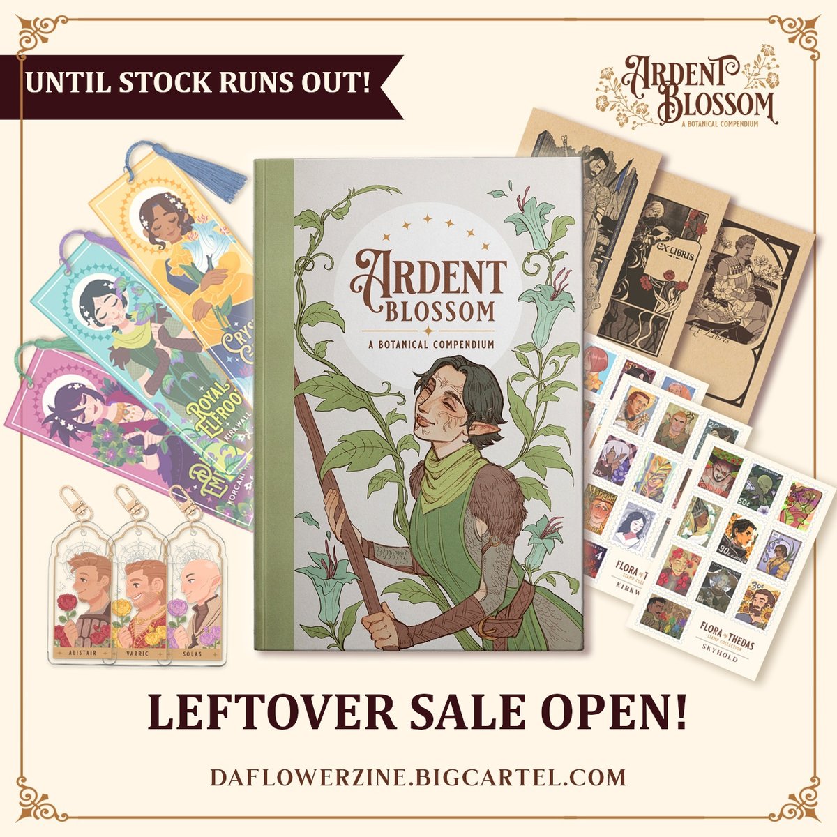 Dragon Age Flower Zine 🌼 | LEFTOVERS SALE TBA tweet media