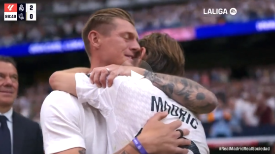 Дві легенди!
Останній матч Модрича за Реал...