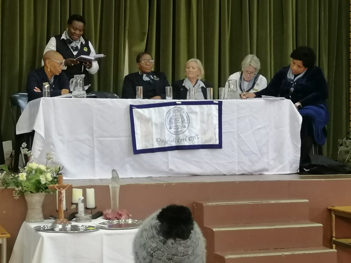 Congratulations to Mrs Regina Pooe, CWL Johannesburg Regional President, her executive, CWL branch presidents and CWL League sisters on a successful, well attended CWL Annual General Meeting held at St Martin De Porres Catholic  Church, Craighall Park today Saturday 24 May 2025.