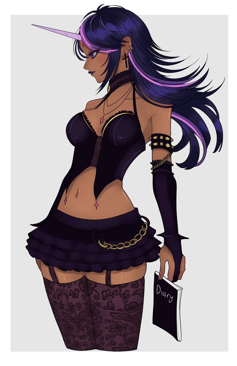 rourou_030's tweet photo. Goth Twilight Sparkle ⛓️💜
#mlp #mlpfanart #twilightsparkle https://t.co/xEobGEWCUZ
