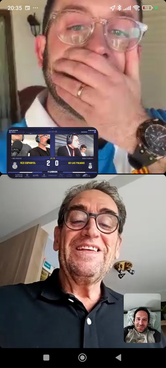 "¡Som de primera <a href="/RCDEspanyol/">RCD Espanyol de Barcelona</a>! Mi hermano desde Santiago de Chile, diciéndole a mi padre: "Gracias por hacernos del Espanyol, pero vete a tomar por culo."

Santiago de Chile, Astrabudua y Olot gritan:
Visca l'Espanyol!
#EspanyolLasPalmas #RCDEspanyol #RCDE