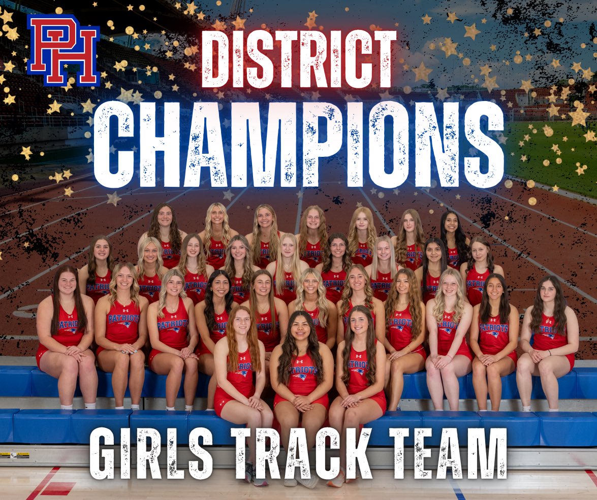 Congratulations to the Patrick Henry Girls Track &amp; Field Team on winning the District Championship! 

To order your District Championship shirts, go to the link below!

…fielddistrictchamps2025.itemorder.com/shop/home/