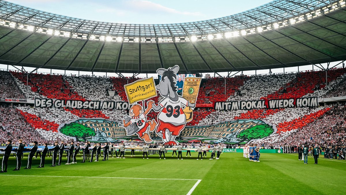 Was passiert, wenn 2 Fußballvereine im DFB-Pokal Finale stehen... 🤍❤️ 🏆
#DFBPokal #DFBPokalfinale #GetragenvonStolz #VfB