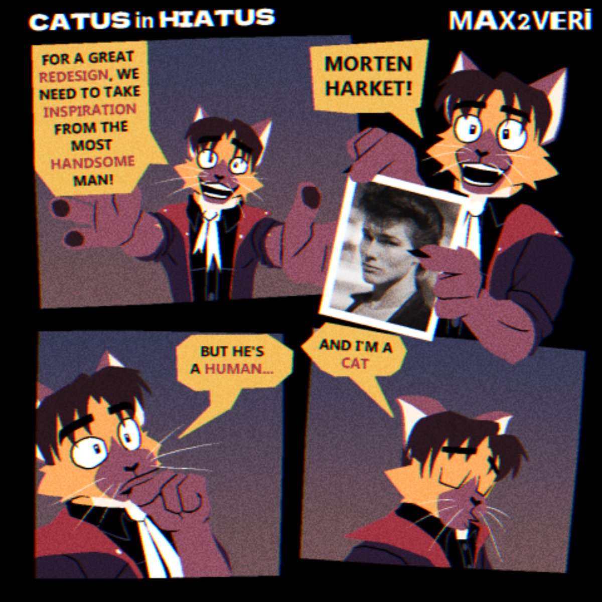 max2veri's tweet photo. Redesigning a character in a humorous way. https://t.co/DCMScJjDtr