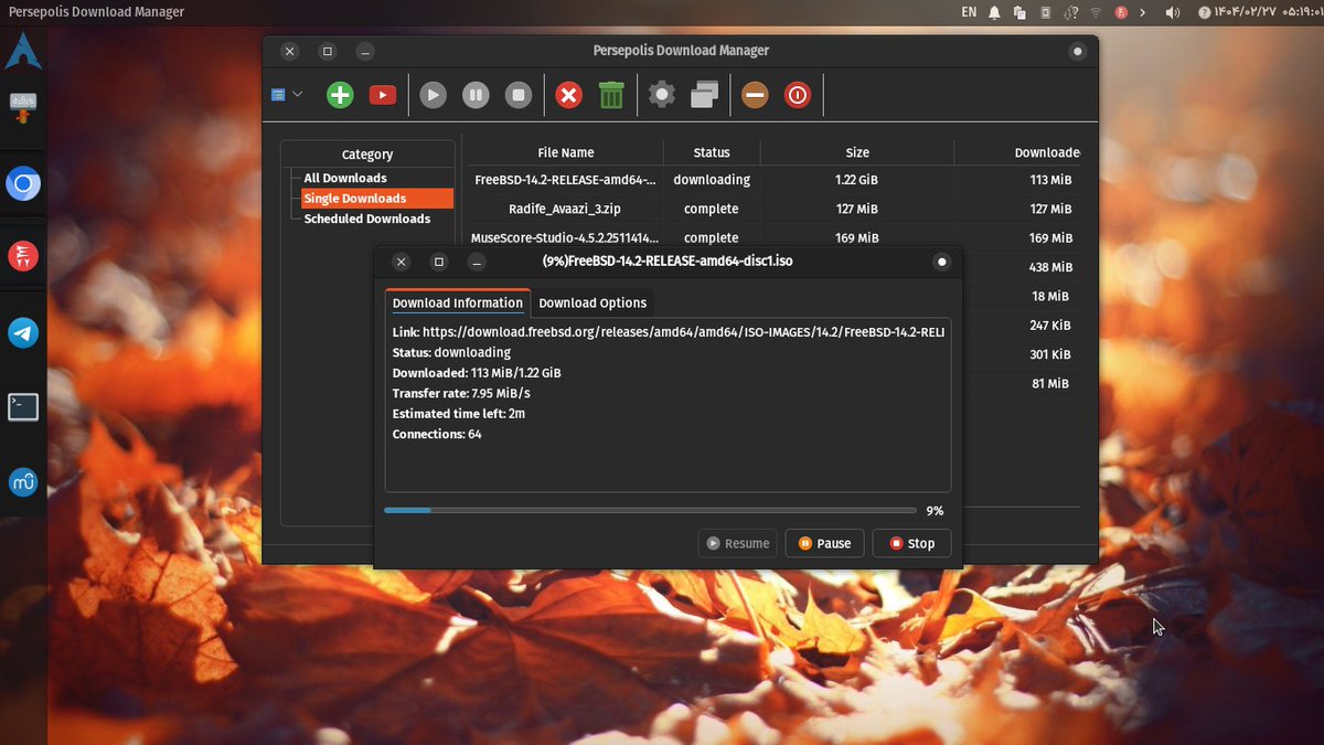 persepolisdm's tweet photo. Persepolis Download Manager 5.1.1 is released. Please checkout this link for more information.
https://t.co/fHaj0EsSx5
#persepolisdm
#free_software
#Python
#pyside6 https://t.co/DMPgEugvRf