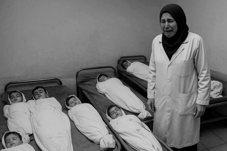 Artık HABER dahi olmuyor. 💔 

Doktor Alaa Al-Najjar. Tam 9 evlâdını katliamda kaybetti. Evlatlarının PARÇALARI eline verildi. Dr. Alaa Han Yunus’ta yaralılara koşturduğu için evlatları doğrudan hedef alındı.

Bu vahşetin durdurulması için daha ne olması, ne yaşanması gerekiyor?