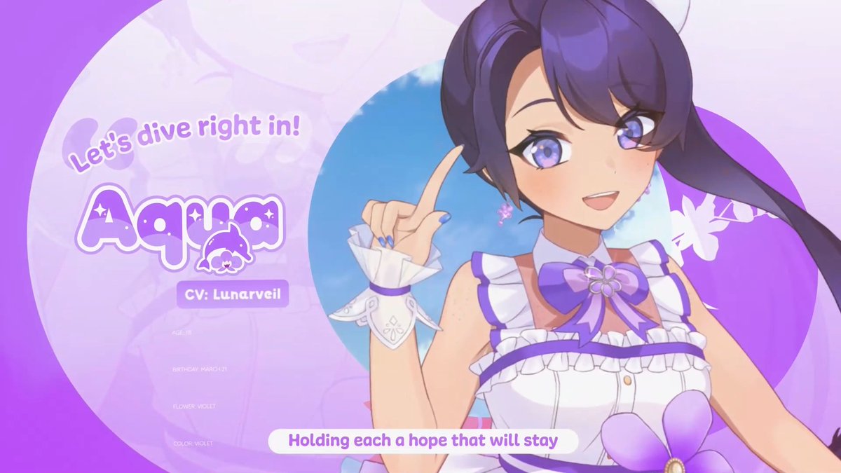 lunarveil's tweet photo. 【 ANNOUNCEMENT 】

Minna!! I voice 🐬 Aqua🐬 in the newly-debuted idol group Dream Flower Idols! Our debut single "Hanakotoba" is now out on YouTube as well as on streaming services! I hope you all enjoy Hanakotoba and that you all look forward to our future releases! 🪷✨ https://t.co/bJvM5soHGJ