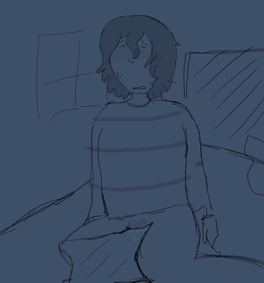Loser woke up horny lol….[this is my Roblox avatar.]

He’s missing his hat but idc..