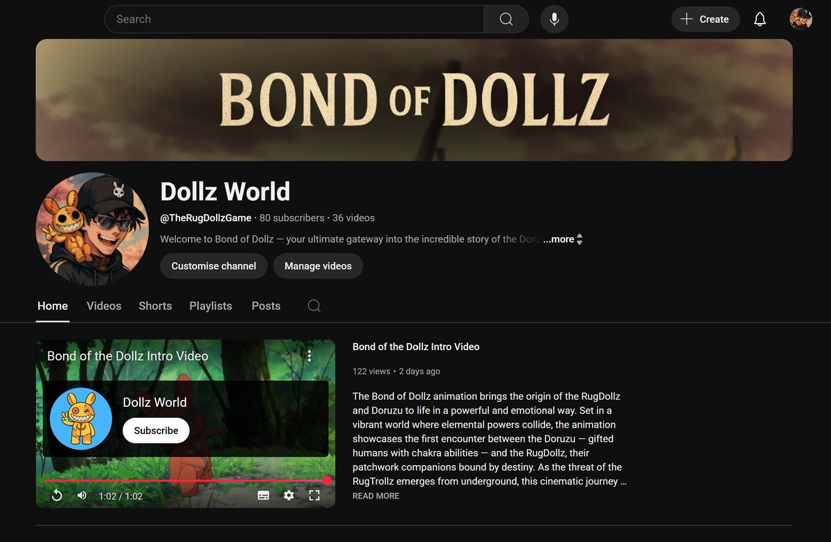 Good Evening everyone!

Please Please Please can you give our YouTube channel a subscribe! Almost at 100! We will subscribe back!

Thanks guys!

youtube.com/@TheRugDollzGa…