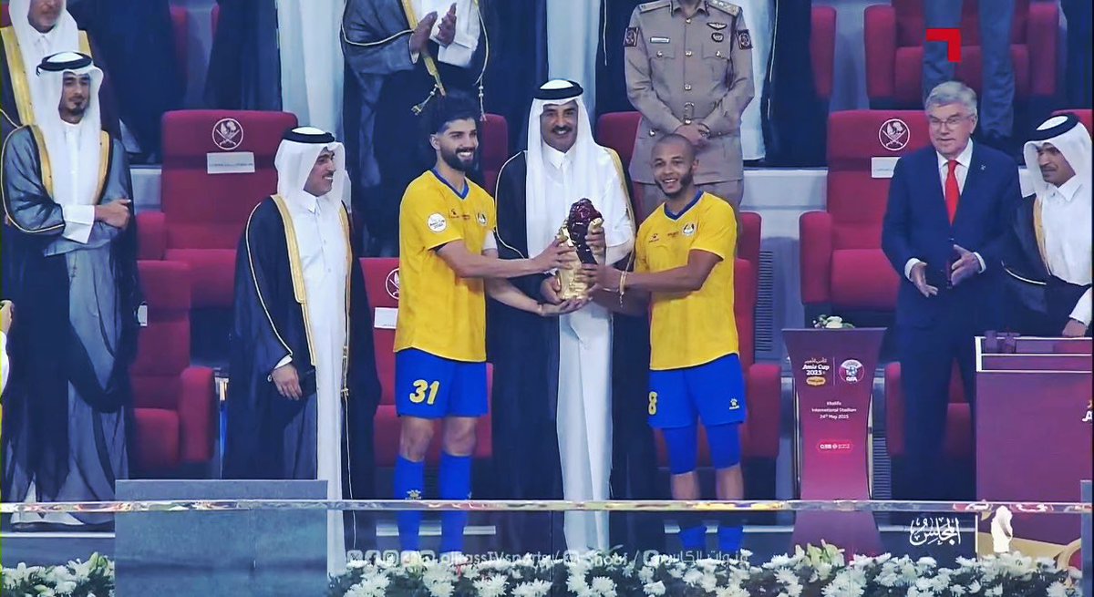 hialishaq's tweet image. ألف مبروك للغرافة وجماهيره الفوز بلقب #كاس_الأمير 
وهاردلك للريان وجماهيره