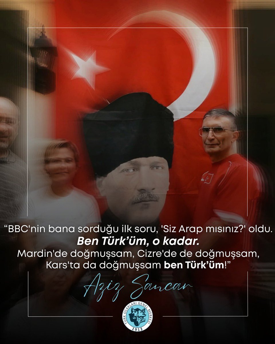 “BBC'nin bana sorduğu ilk soru, 'Siz Arap mısınız?' oldu. Ben Türk’üm, o kadar. Mardin'de doğmuşsam, Cizre'de de doğmuşsam, Kars'ta da doğmuşsam ben Türk’üm!”