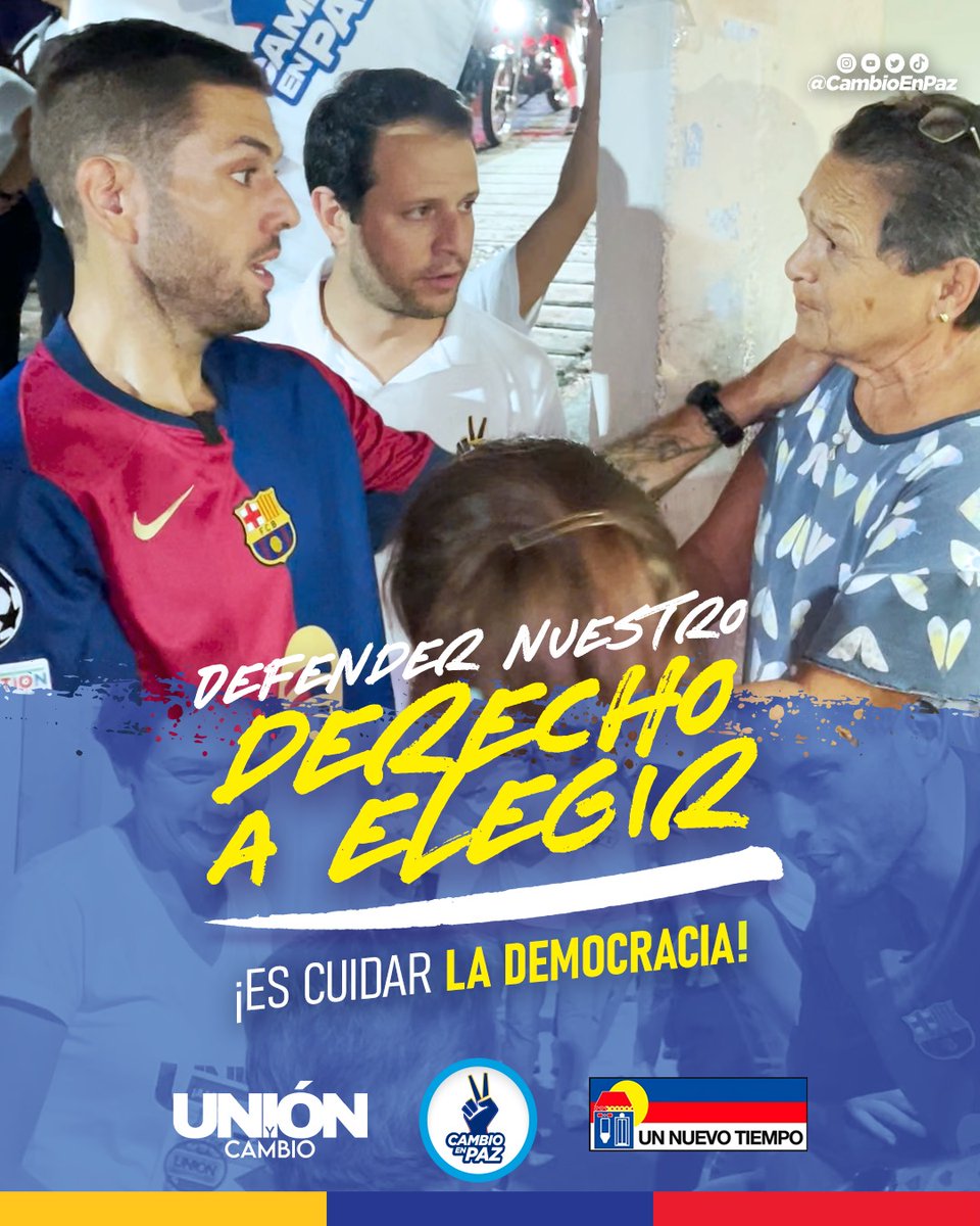 Elegir a nuestros líderes es decidir cómo queremos construir la Venezuela Posible que merecemos

Seguimos Adelante 

#YoMeNiegoARendirme