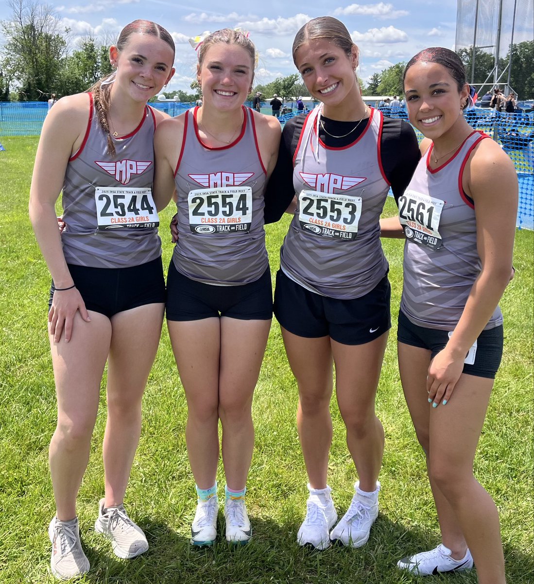 MortonXCTF's tweet photo. Our girls fought thru IHSA state championships, grateful for the challenges this weekend at EIU, not the favored outcome. Top results for the team:  E. Klopfenstein finishes in long jump finals (12th), 400m-Maison (11th), &amp; 4x800 relay (15th). https://t.co/uv3QQFLPDg