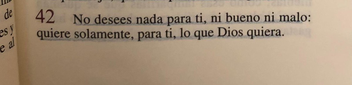 «Para ti, lo que Dios quiera».