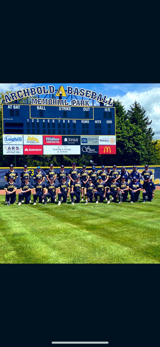 Sectional Champs! ⚡️⚾️#ForTheA