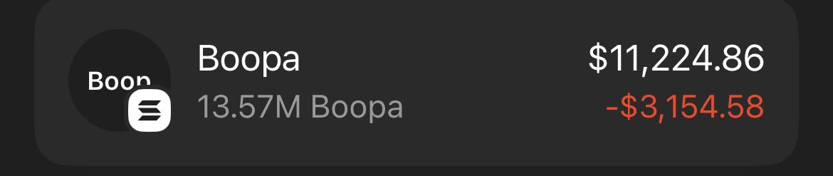 $BOOPA WILL SUCCEED AT THE END, I’WILL NEVER STOPPING SUPPORTING THIS DOG AS LONG <a href="/SrPetersETH/">Sr Peters</a> IS TAKING THE CHARGE.

WHALES ARE STILL HOLDING…

<a href="/BoopaSol/">BOOPA</a> 🐶