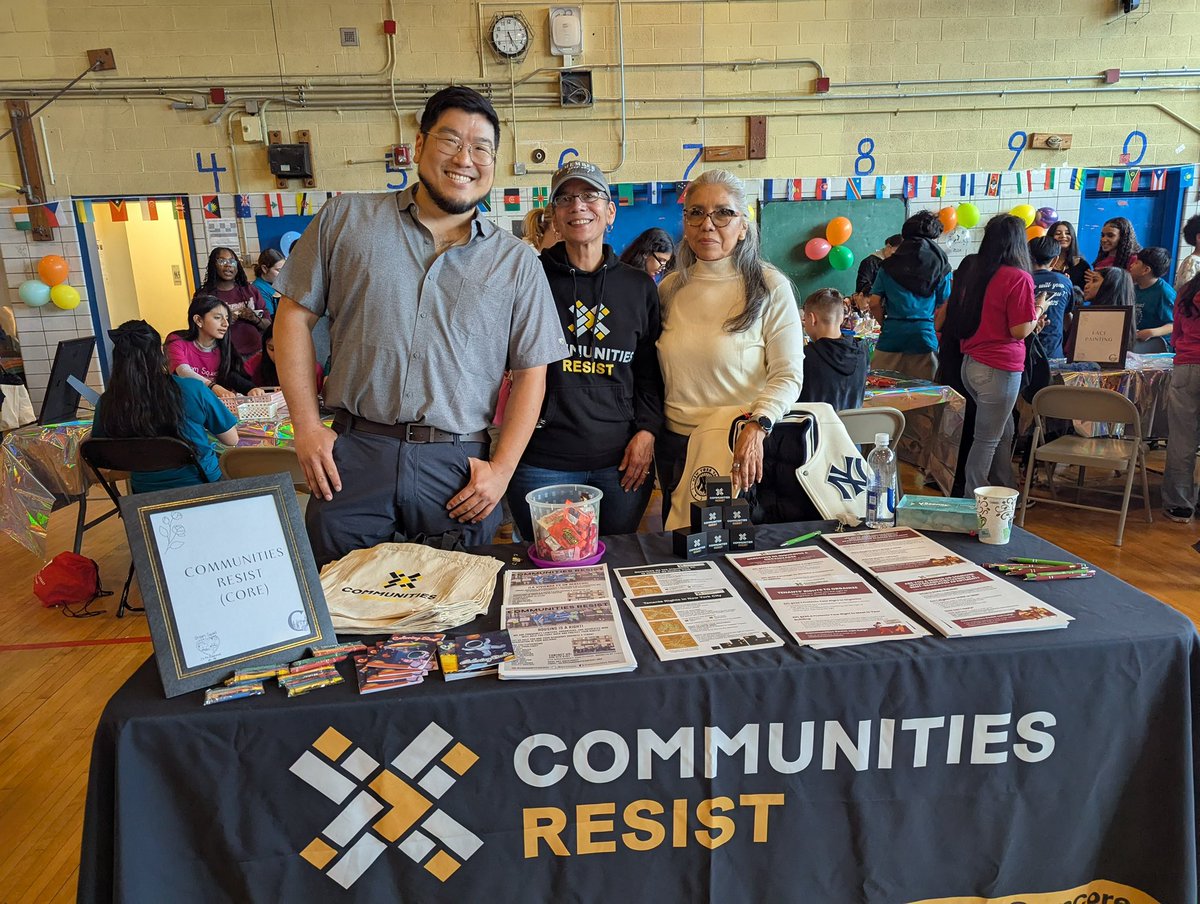 Communities Resist (@nyccore) on Twitter photo Yesterday, we joined the Multicultural Festival at IS 93.
A great time filled with family, fun activities.
Thank you to <a href="/NydiaVelazquez/">Rep. Nydia Velazquez</a>, the Greater Ridgewood Youth Council, and the IS 93 Dream Squad for inviting us! Yesterday, we joined the Multicultural Festival at IS 93.
A great time filled with family, fun activities.
Thank you to <a href="/NydiaVelazquez/">Rep. Nydia Velazquez</a>, the Greater Ridgewood Youth Council, and the IS 93 Dream Squad for inviting us!