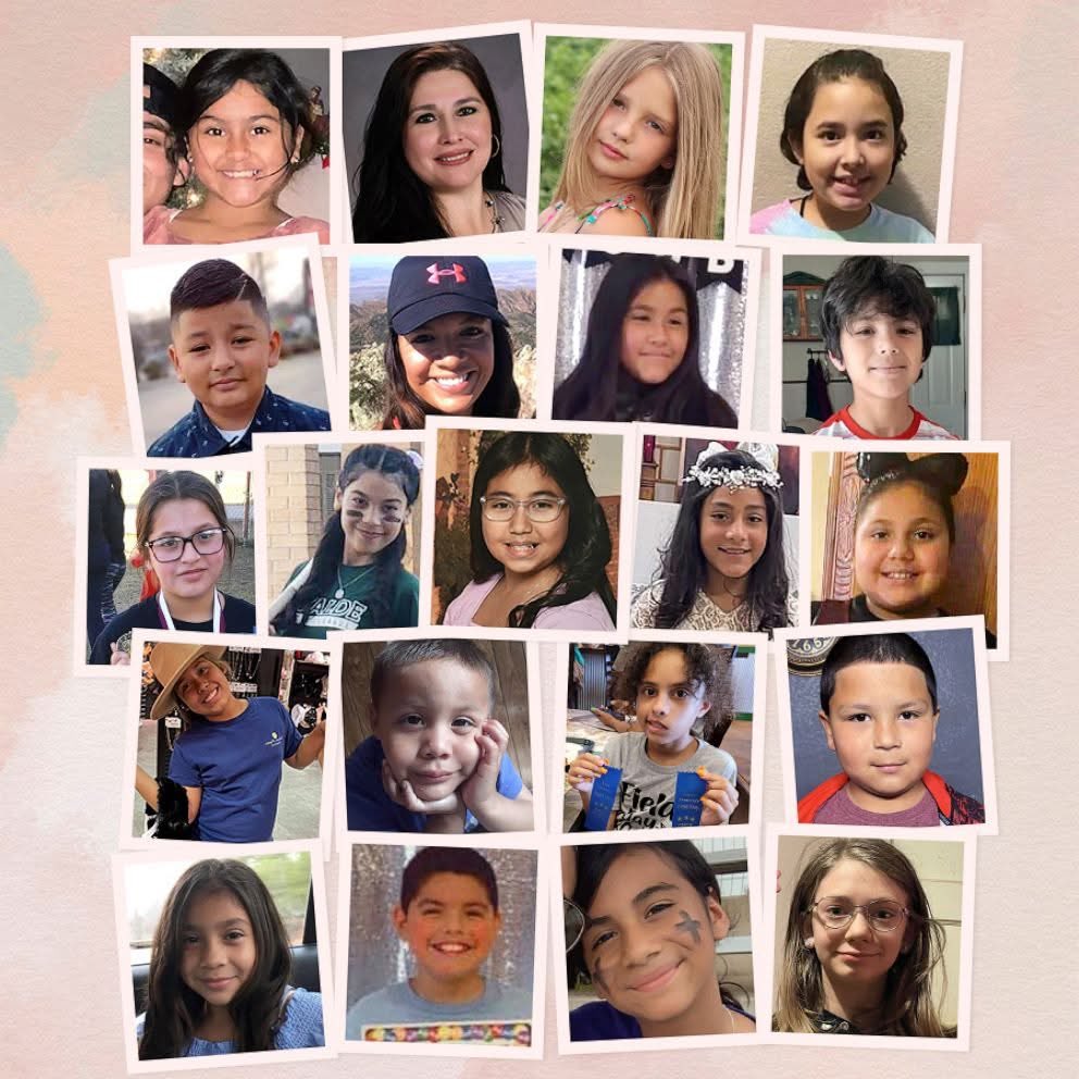 Abbie Kamin (@abbiekamin) on Twitter photo Today we honor the memory of 21 innocent lives lost and countless others forever impacted 3 years ago at #RobbElementary. We remain committed to ending gun violence. Our hearts are always with #Uvalde.
<a href="/MomsDemand/">Moms Demand Action</a> <a href="/Everytown/">Everytown</a> <a href="/AMarch4OurLives/">March For Our Lives</a> <a href="/lockarmsforlife/">Lock Arms for Life</a> <a href="/txgunsense/">Texas Gun Sense</a> Today we honor the memory of 21 innocent lives lost and countless others forever impacted 3 years ago at #RobbElementary. We remain committed to ending gun violence. Our hearts are always with #Uvalde.
<a href="/MomsDemand/">Moms Demand Action</a> <a href="/Everytown/">Everytown</a> <a href="/AMarch4OurLives/">March For Our Lives</a> <a href="/lockarmsforlife/">Lock Arms for Life</a> <a href="/txgunsense/">Texas Gun Sense</a>