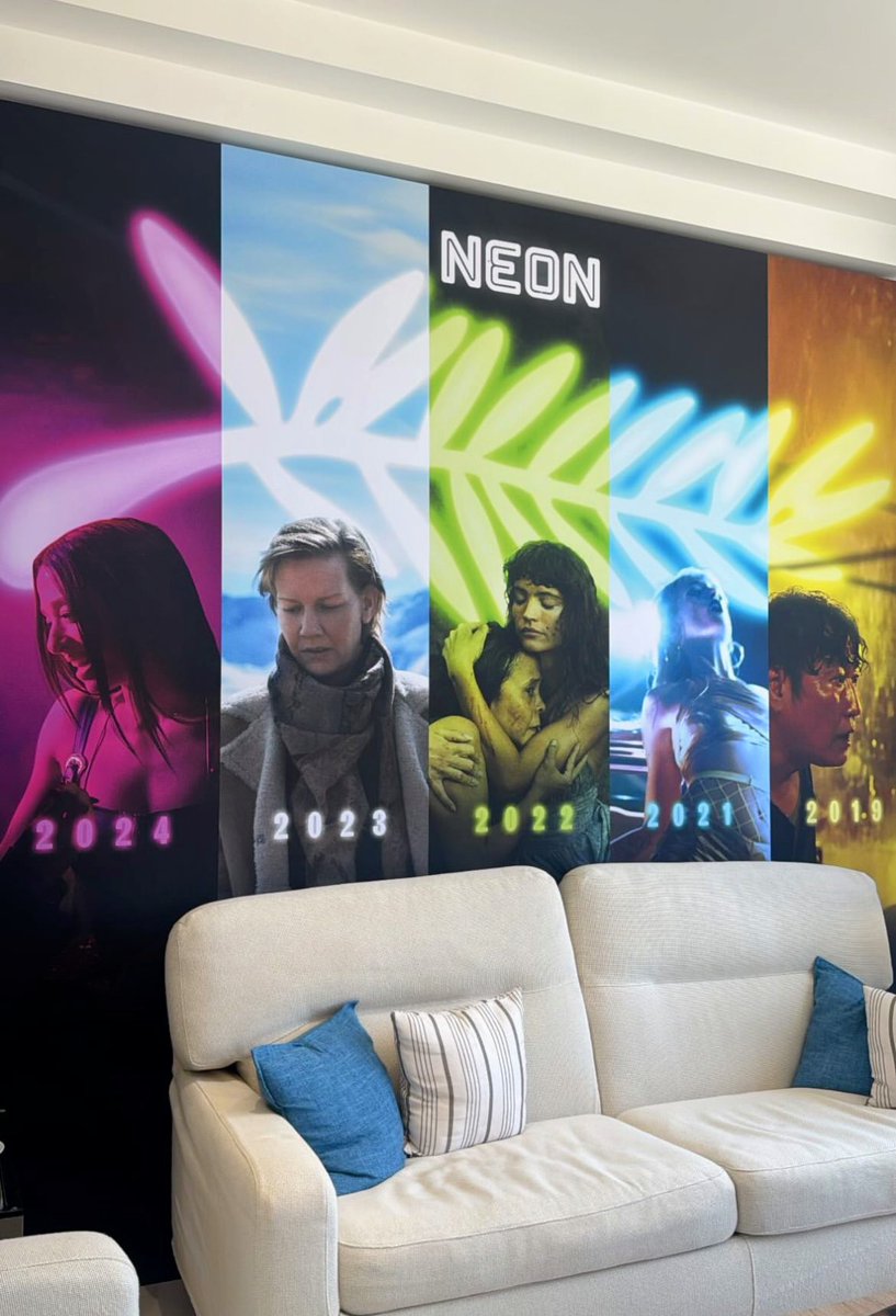 after this edition of cannes, neon will need to make a much bigger wall now
