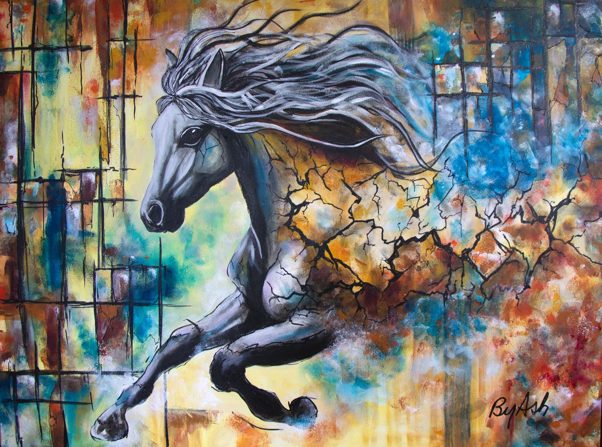 ByAsh556054's tweet photo. 🖼️ New artwork available – Still Believe
A white horse runs through ruins, whispering:
Even here… you can still believe.
→ Now available on my official gallery
🔗 https://t.co/QA07OWoxMq
#ByAsh #StillBelieve #EmotionalArt #ContemporaryArt #TotemHorse #SacredArt #WhiteHorse