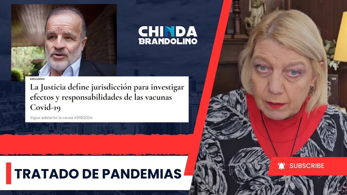 Chinda Brandolino (@lamujerdelaolac) on Twitter photo Tratado de Pandemias y avances judiciales en la investigación sobre inóculos
<a href="/JulioRazona/">Julio Razona</a>
Programa completo: youtube.com/watch?v=i8ak3-… Tratado de Pandemias y avances judiciales en la investigación sobre inóculos
<a href="/JulioRazona/">Julio Razona</a>
Programa completo: youtube.com/watch?v=i8ak3-…