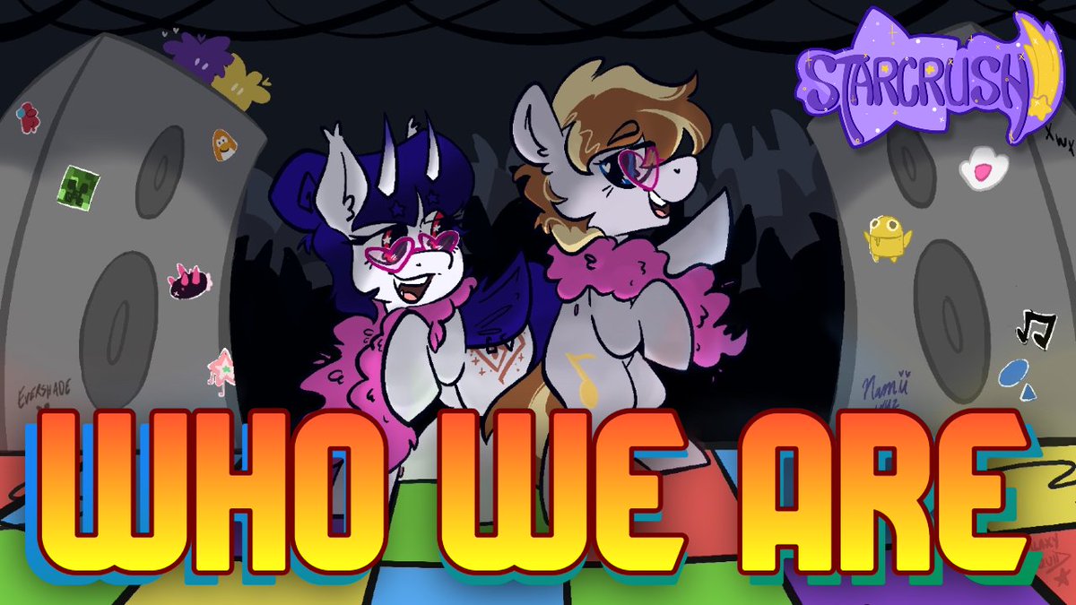 Evershade @ BABSCon & Neighhem (@evershadee) on Twitter photo 🎉 NEW MUSIC! 💫
<a href="/namiiimaa/">💫 Spicy Bogorog ✨</a> and I are here to spice up your summer with a new track under our duo project, Starcrush! Get in the club as we're about to burn the place down (cutely). We had so much fun making this bop!
✨🎵💃
Cover art by <a href="/squidinthgalaxy/">🦑galaxysquid✨corgiwah!</a>!
(song link in replies) 🎉 NEW MUSIC! 💫
<a href="/namiiimaa/">💫 Spicy Bogorog ✨</a> and I are here to spice up your summer with a new track under our duo project, Starcrush! Get in the club as we're about to burn the place down (cutely). We had so much fun making this bop!
✨🎵💃
Cover art by <a href="/squidinthgalaxy/">🦑galaxysquid✨corgiwah!</a>!
(song link in replies)