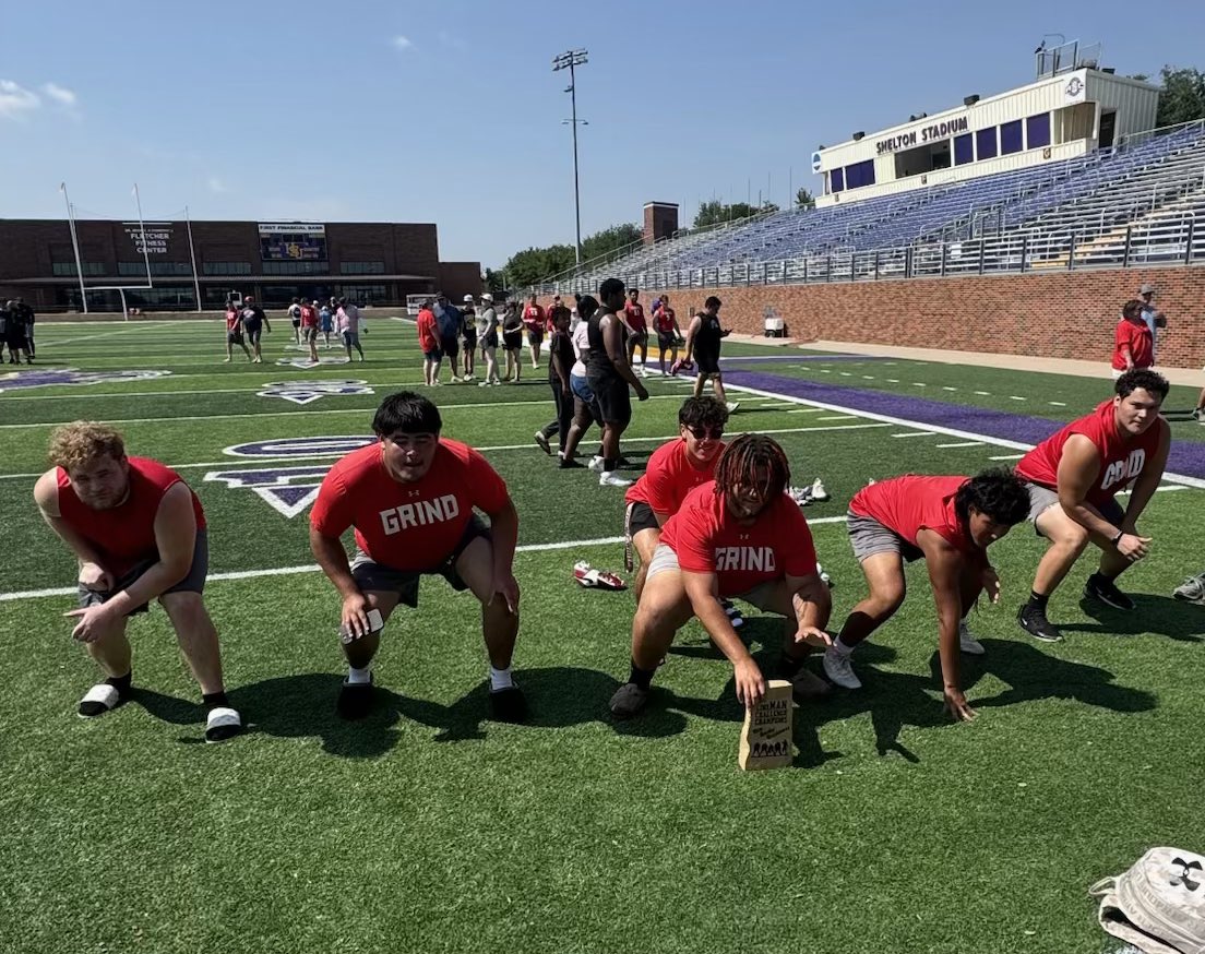 webbmurphy's tweet image. Great time at @HSUCowboys LineMAN Challenge! Proud of our kids! #BigBodyBusiness