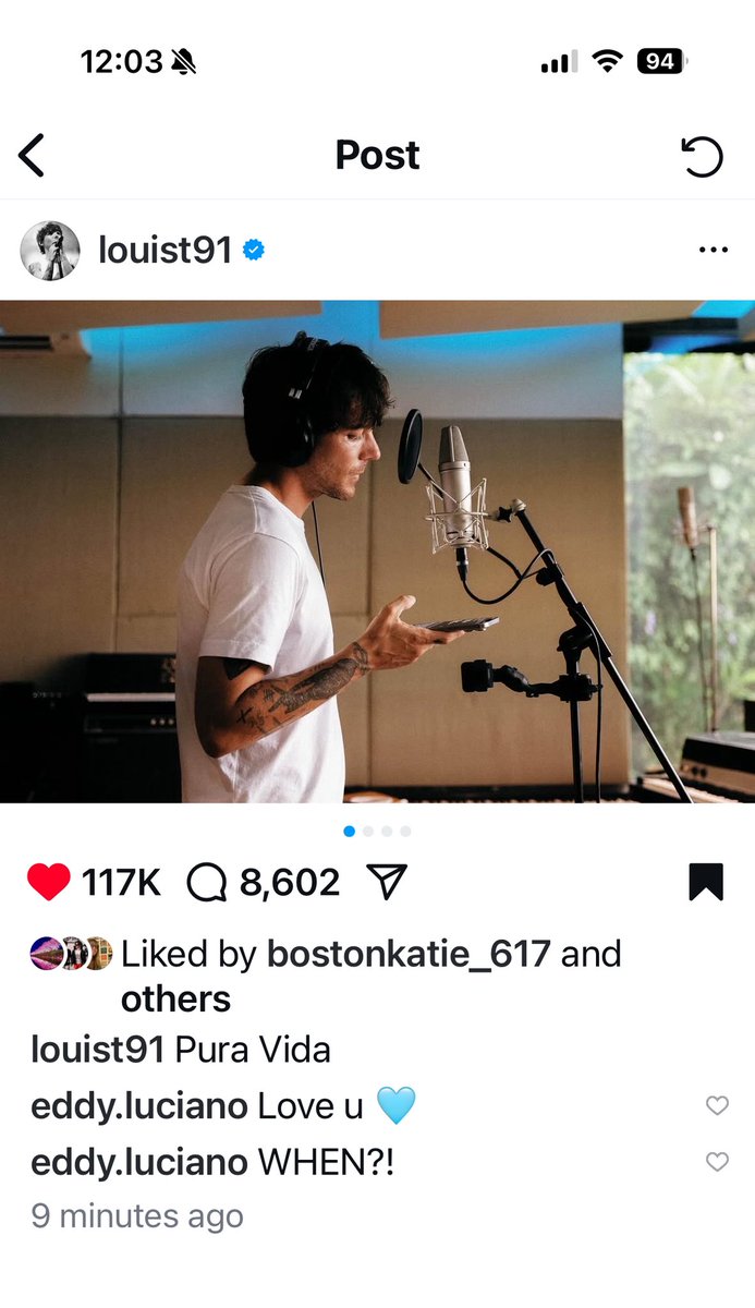 holymonkees's tweet image. 10 minutes. 8.6K comments 117K likes. #PuraVida #LouisTomlinson #LT4