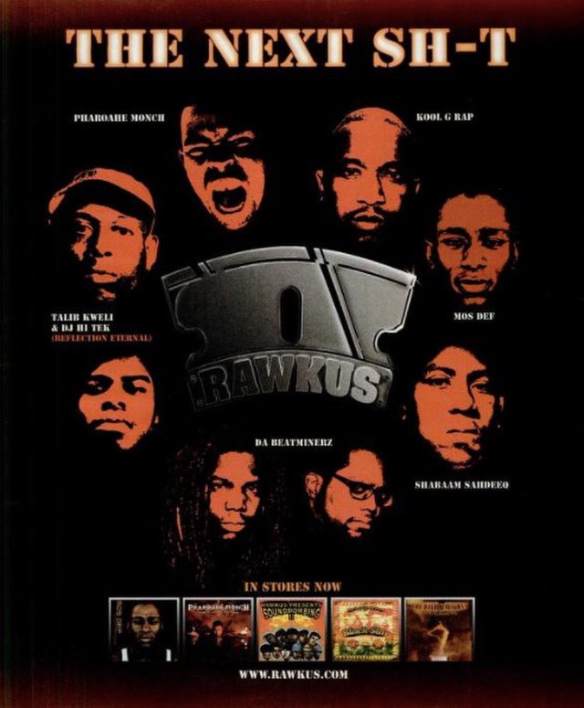 hiphopgods's tweet image. Rawkus

#pharoahemonch #koolgrap #mosdef #shabaamsahdeeq #dabeatminerz #talibkweli #hitek #reflectioneternal #soundbombingii #thehighandmighty #thenextshit #rawkus #records #hiphopgods