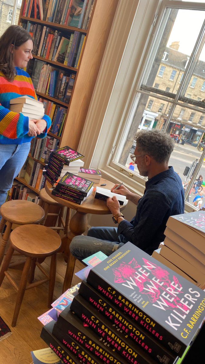 C F Barrington (@barrington_cf) on Twitter photo Back to central Edinburgh for yet more signings of new stock at <a href="/Waterstones_Edi/">Waterstones Edinburgh West End</a> and <a href="/ToppingBooks/">We have moved!</a>. The sheer quantity of books still astounds me. Just trying to live the moment.
<a href="/HoZ_Books/">Head of Zeus</a> <a href="/Waterstones/">Waterstones</a> #fiction #readers #reading #amwriting #bookish #crimebooks Back to central Edinburgh for yet more signings of new stock at <a href="/Waterstones_Edi/">Waterstones Edinburgh West End</a> and <a href="/ToppingBooks/">We have moved!</a>. The sheer quantity of books still astounds me. Just trying to live the moment.
<a href="/HoZ_Books/">Head of Zeus</a> <a href="/Waterstones/">Waterstones</a> #fiction #readers #reading #amwriting #bookish #crimebooks