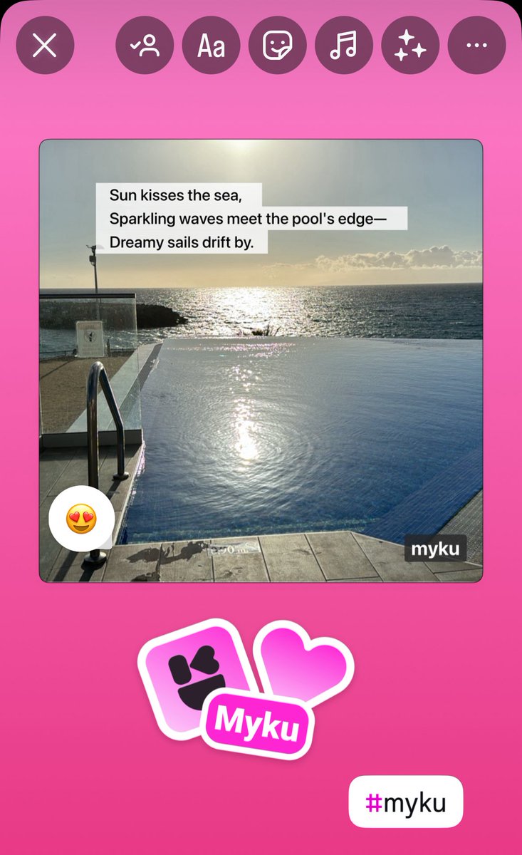 Did you know that you can send your Mykus directly to Instagram? 🥰

Try out $Myku for iOS on the App Store