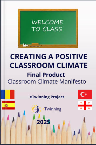 Creating A Positive Classroom Climate eTwinning Projemizin Final Ürünü " Classroom Climate Manifesto"
<a href="/dogakolejmersin/">DOĞA KOLEJİ MERSİN YENİŞEHİR KAMPÜSÜ</a> 
<a href="/eTwinningDestek/">eTwinning Projects Dissemination</a> 
<a href="/eTwinningMersin/">eTwinning Mersin</a> 
<a href="/ClassRClimate/">Classroom Climate</a> 
read.bookcreator.com/p0x0V0GEgRP5U7…