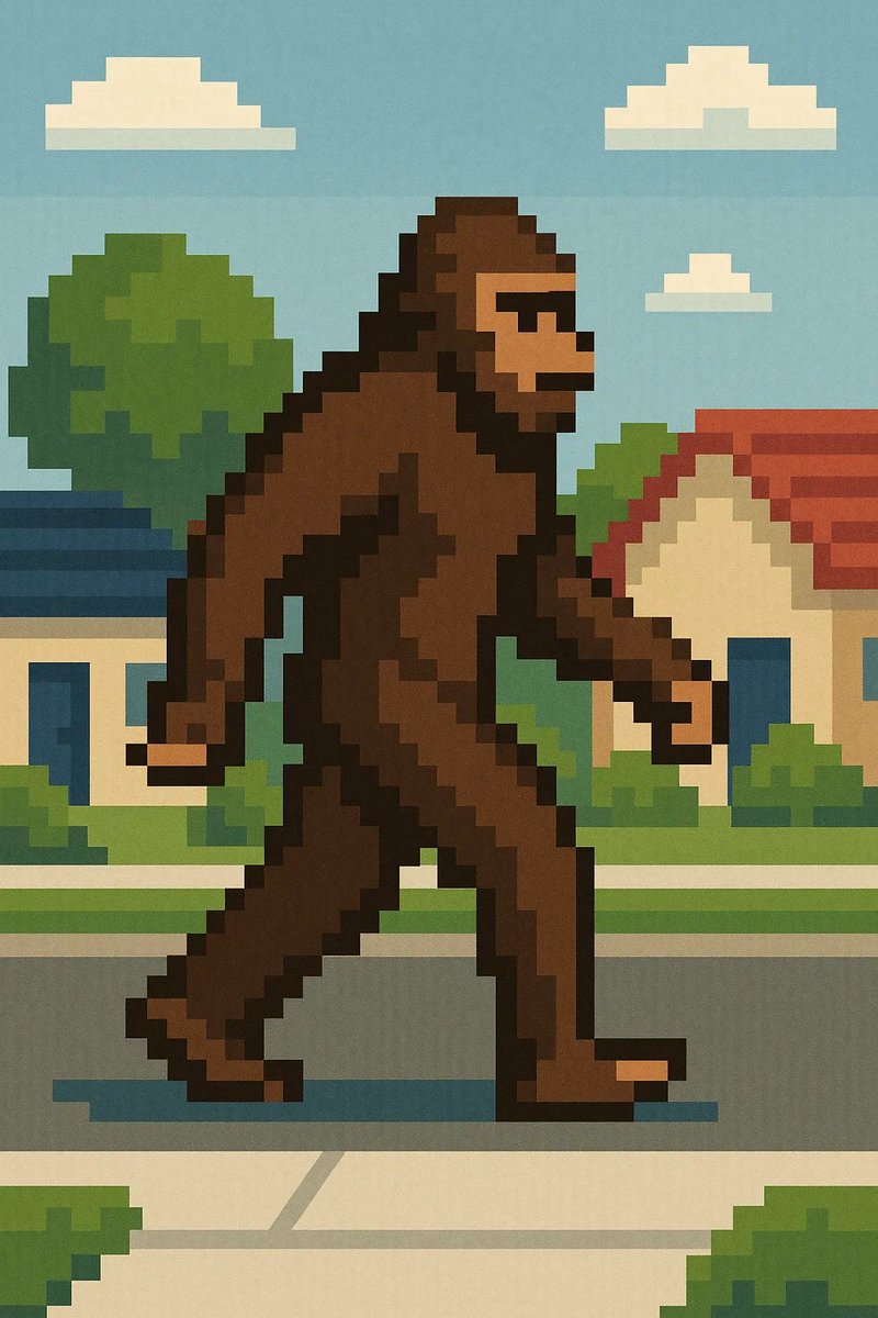 bitsquatch00's tweet image. Bitsquatch    #bigfoot #sasquatch #booger #woodbooger #skunkape #nextofkin #bitsquatch #haint #aiart