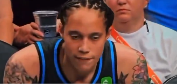 PatrickBitman_'s tweet photo. tfw you realize your career is over just as constipation sets in. Caitlin Clark really airing them out. #wnba #freakshow https://t.co/D2SF8VwYmI