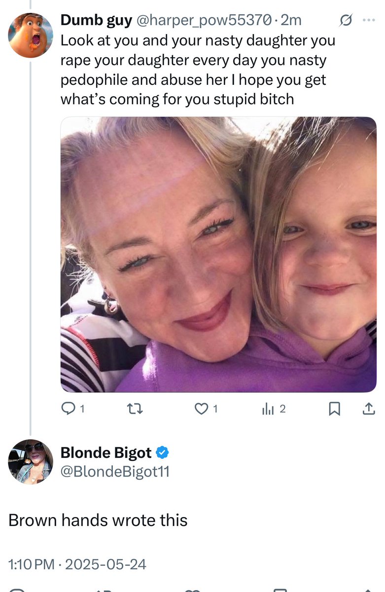 What’s your number one telltale sign that an Indian is replying? 
Mine is that it’s always about rape, incest, or pedophilia 
Or in this case, all three 😂