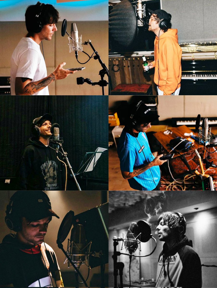favorite genre: louis at studio°｡ ⋆⸜ 🎧✮