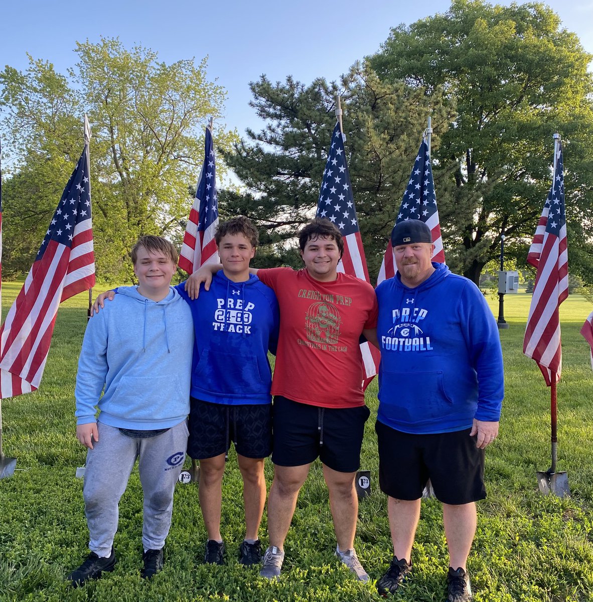 F3TheOracle's tweet photo. @F3Omaha we also had our man Flanagan &amp; his 3 sons (Franz, Triple Lindy, &amp; Bird Cage) all at the same beatdown for the first time, how awesome is that! Keep giving it away. https://t.co/KWtzIcG423