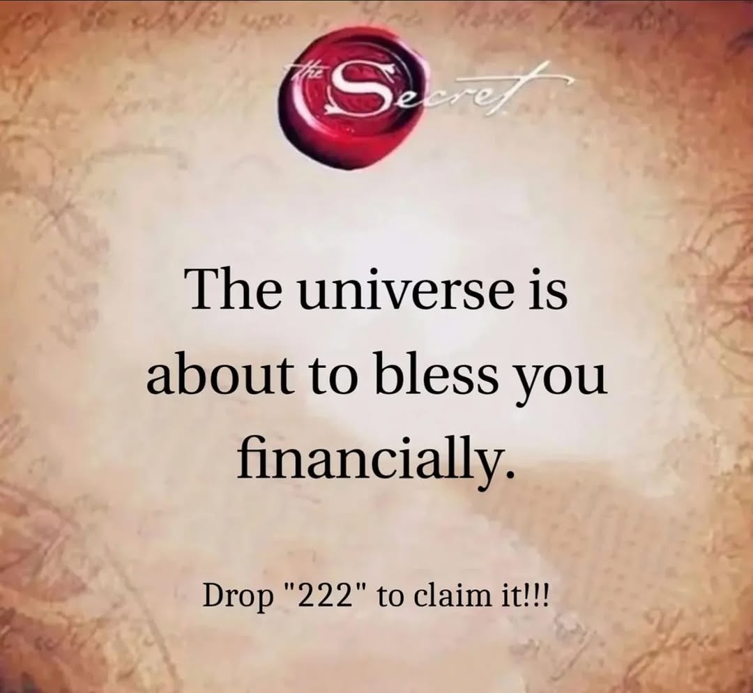 Drop "222" to claim it!!