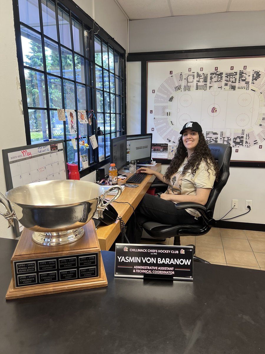 Yas is at the <a href="/Chiefs_Hockey/">Chilliwack Chiefs</a> office until 2pm today. Come on by the <a href="/chwkcoliseum/">Chilliwack Coliseum</a> and grab your tix for game 6 of the <a href="/BCHockeyLeague/">BCHL</a> Finals.  Game time is 7pm Sunday