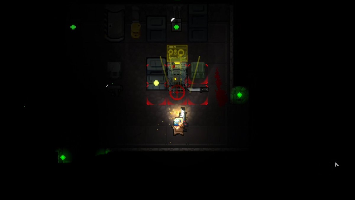 Choose which nanotech you bring. Analyst levels you up faster - but it's no help in a fight.
 Coming June 2nd!
 store.steampowered.com/app/3226540/Vo…
 #indiegame #roguelike