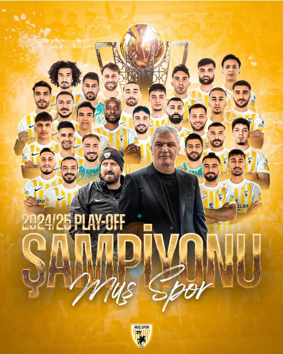 ŞAMPİYON! <a href="/musspor/">Muş Spor</a> 💛🤍